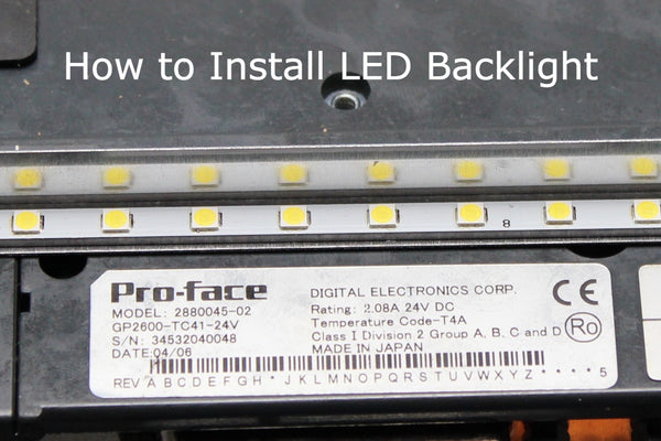 2880045-02, How to Install LED Backlight