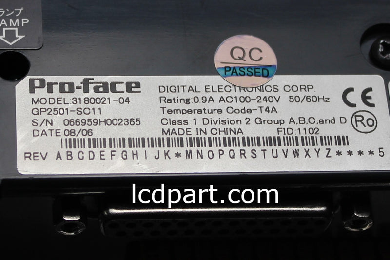 3180021-04 Pro-face,  Upgraded to Sunlight Readable LED Back light