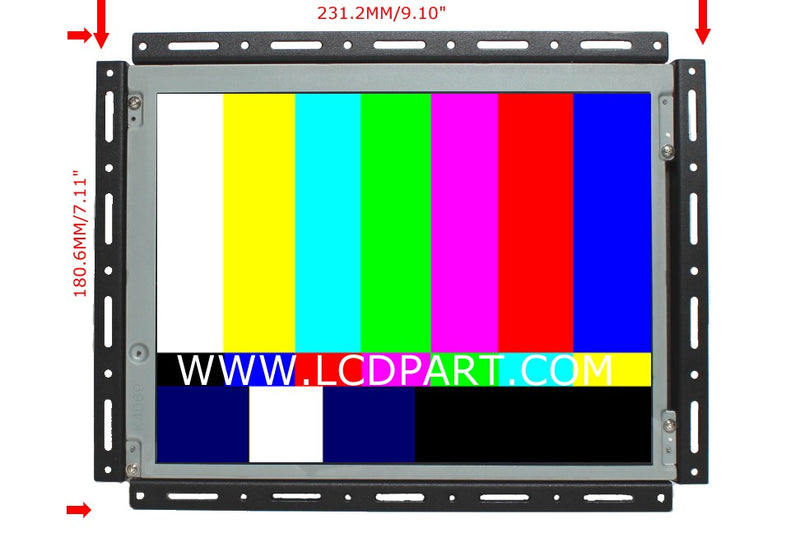 Retrofit LCD monitor for OMNI VISION LP0918L88, P/N: MS084R43CNC+MS601EXT