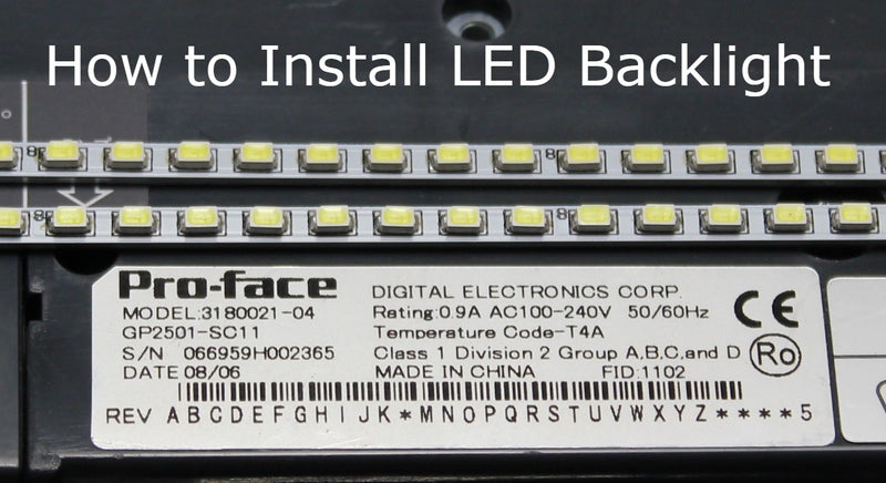 3180021-04, How to Install LED Backlight