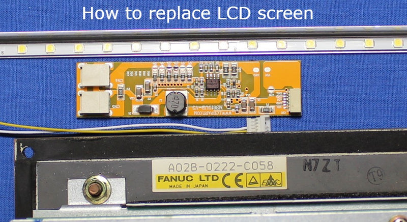 A02B-0222-C053-LCD, A direct replacement LCD for Fanuc A02B-0222-C053