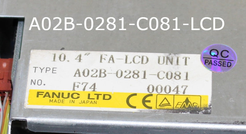 A02B-0281-C081 LCD, Sunlight Readable, Direct replacement for A02B-0281-C081