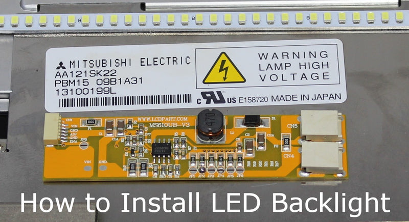 AA12SK22, How to Install LED Back light