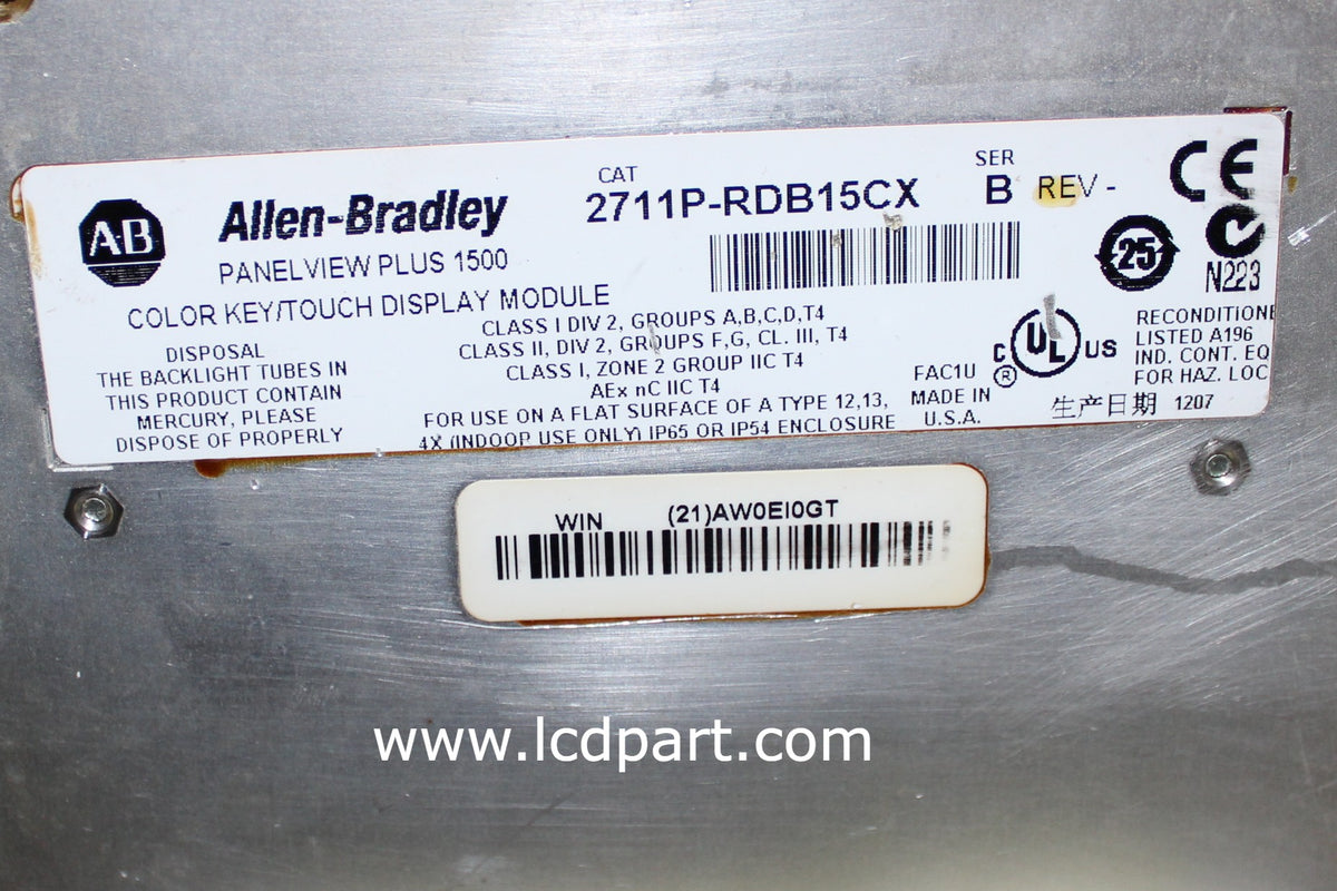 2711P-RDB15CX SER B Upgraded to Sunlight Readable LED backlight