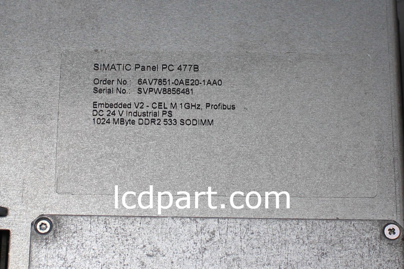 6AV7851-0AE20-1AA0, SIMATIC Panel PC 477B