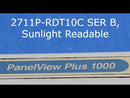 2711P-RDT10C, SER B, upgraded to sunlight readable LED backlight