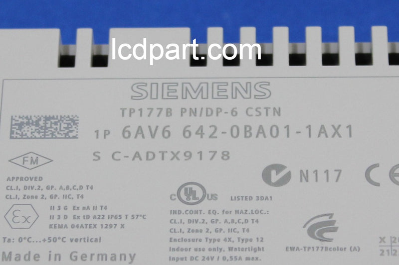 Siemens 6AV6 642-0BA01-1AX1,  Upgraded to Sunlight Readable LED Backlight