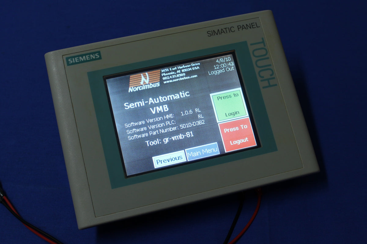 Siemens 6AV6 642-0BA01-1AX1, Upgraded to Sunlight Readable LED Backlig Siemens 6AV6 642-0BA01-1AX1, Upgraded to Sunlight Readable LED Backlig
