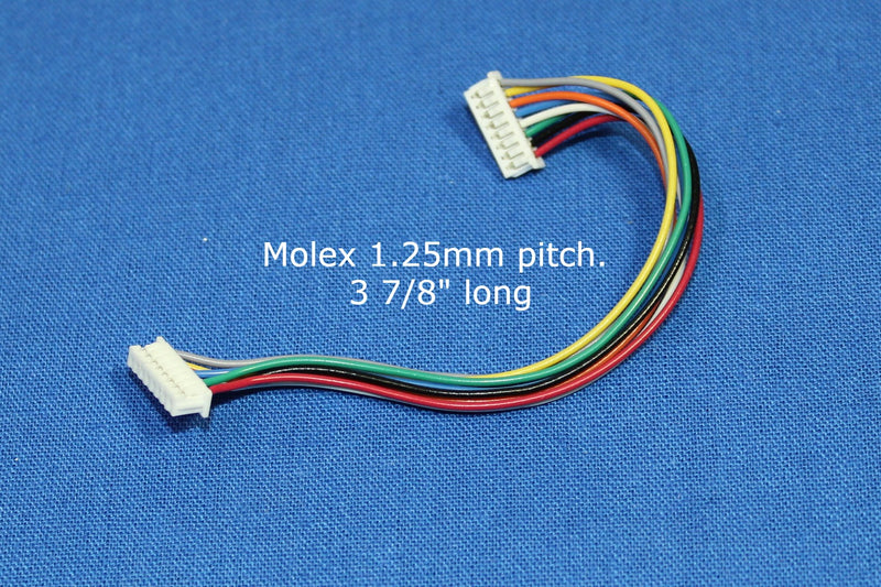 8 pin 1.25 mm pitch, 100 mm long