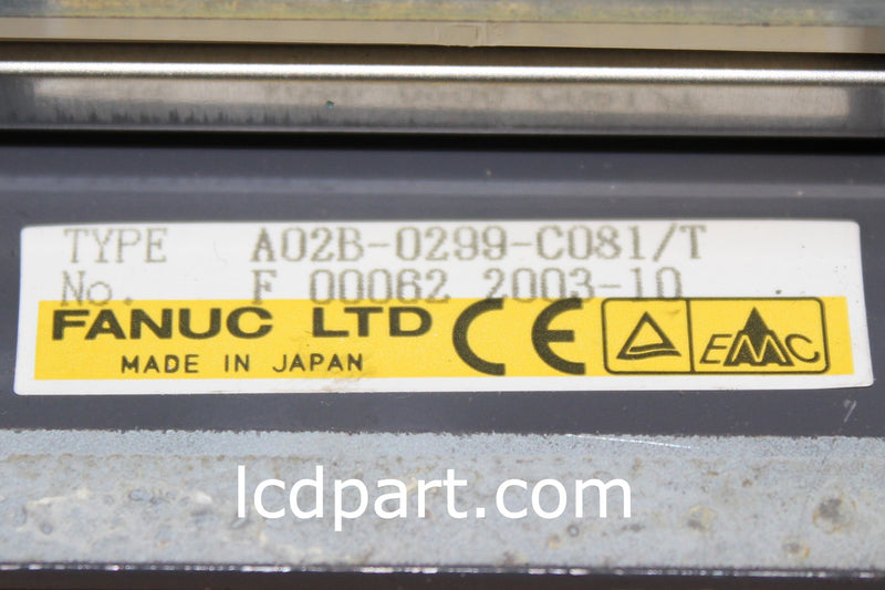 Fanuc A02B-0299-C081/T  8.4 inch HMI,  Upgraded to Sunlight Readable LED Back light
