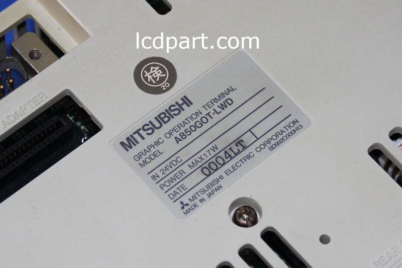 MITSUBISHI A850GOT-LWD,  Upgraded to sunlight readable LED kit