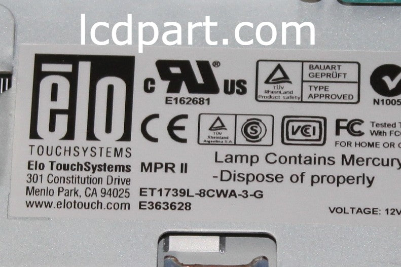 ET1739L-8CWA-3-G, Upgraded to Sunlight Readable LED Back light