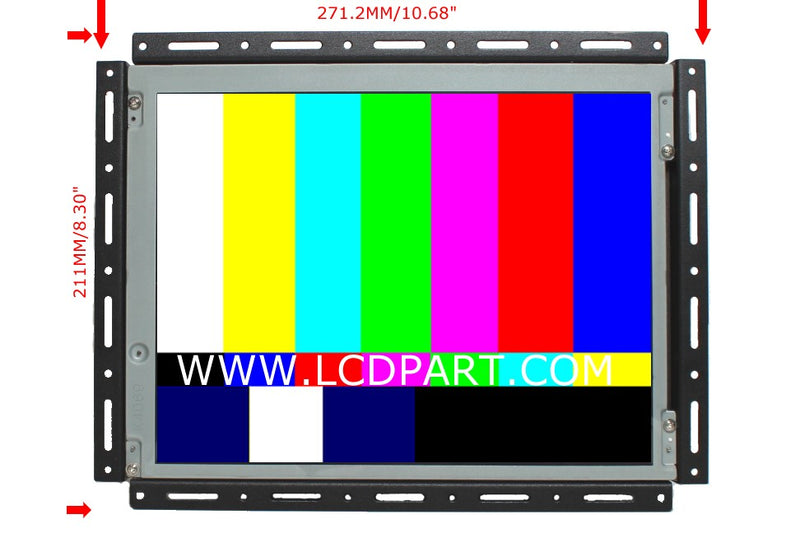 Retrofit LCD monitor for HITACHI CD1272D1T P/N: MS104R43CNC+MS652EXT