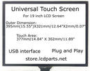 19 inch Universal Touch Screen, MS190UTOUCH