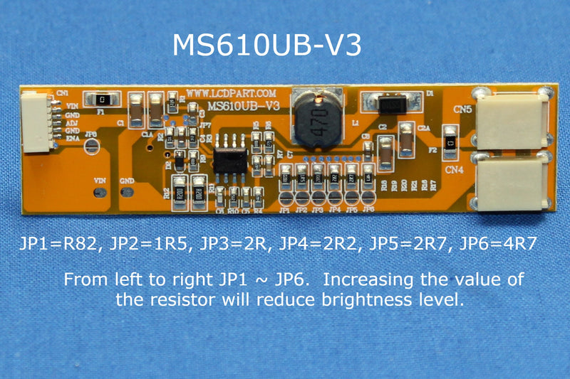 MS610UB-V3, LED Driver for 12.1" or smaller LCD Screens