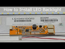 LED upgrade kit for LQ104V1DG62, P/N: SB44220X12RD